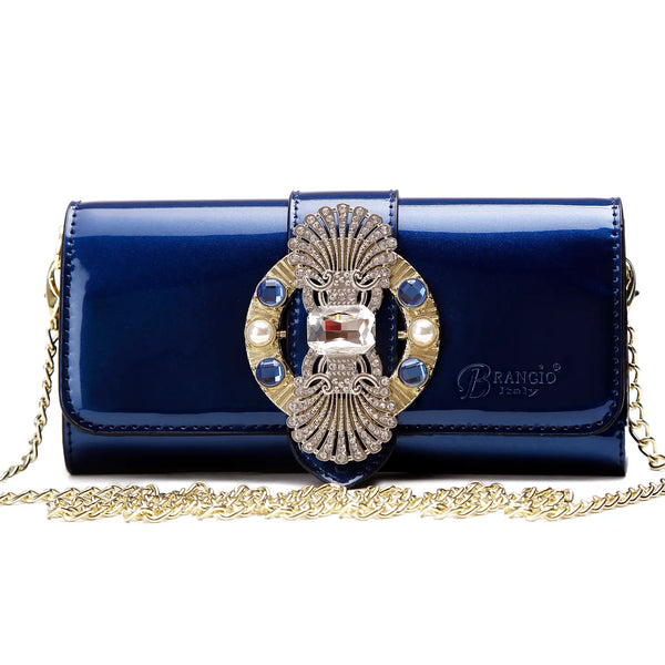 Queen's Crown Magnetic Clasp Crossbody Wallet & Purse