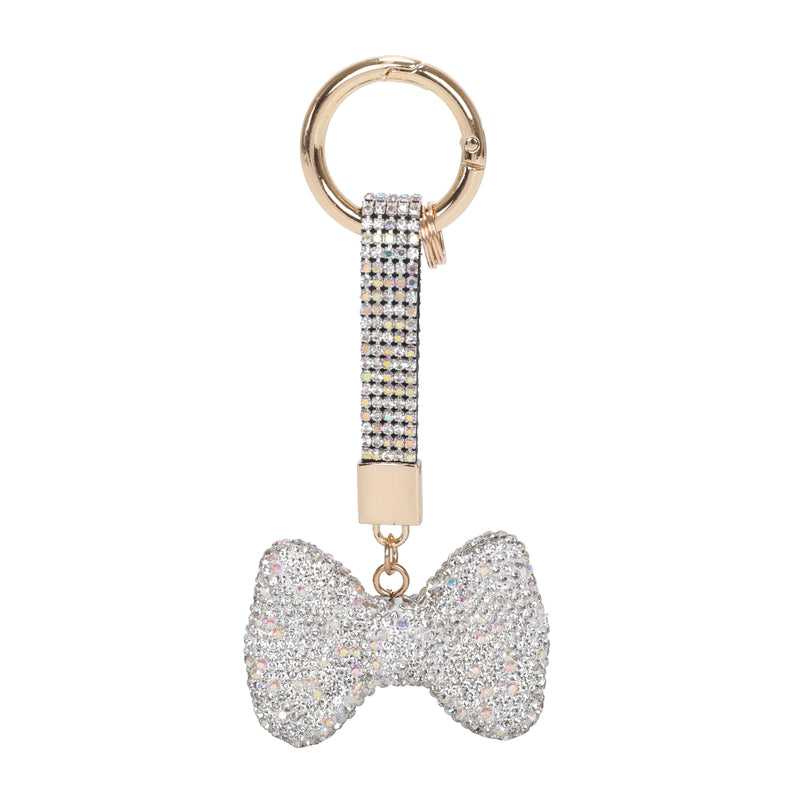 Twinkle Bow Pendant Keychain & Purse Charm [Sold in 12 pcs assorted colors]