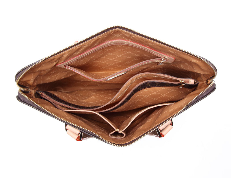 Misty Pro Leather Satchel Bag [MO8773-BN]