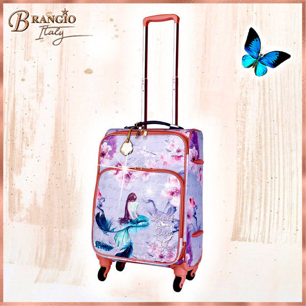 Princess Mera Carry on Luggage With Spinner Wheels - Brangio Italy Collections