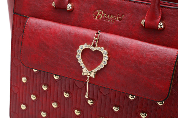 Heart of Gold Handmade Tote Bag - Brangio Italy Collections