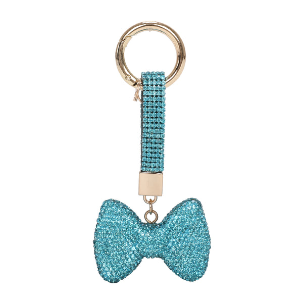 Twinkle Bow Pendant Keychain Charm [Sold in 12 pcs assorted colors]