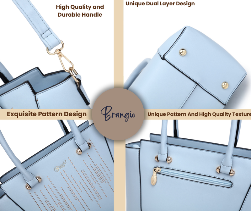Rainy Night Vegan Leather Handbag [JC7192]