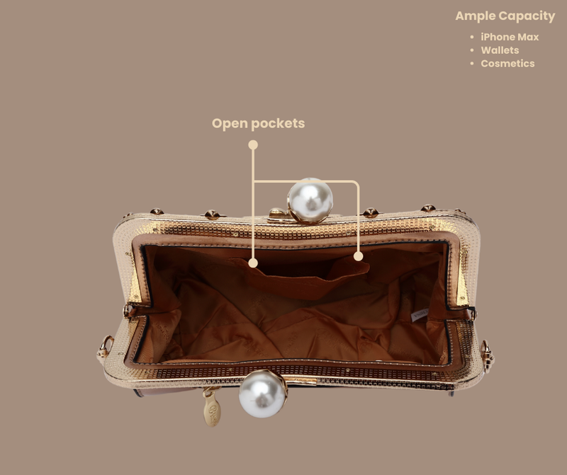 Brangio Golden Elegance Clutch