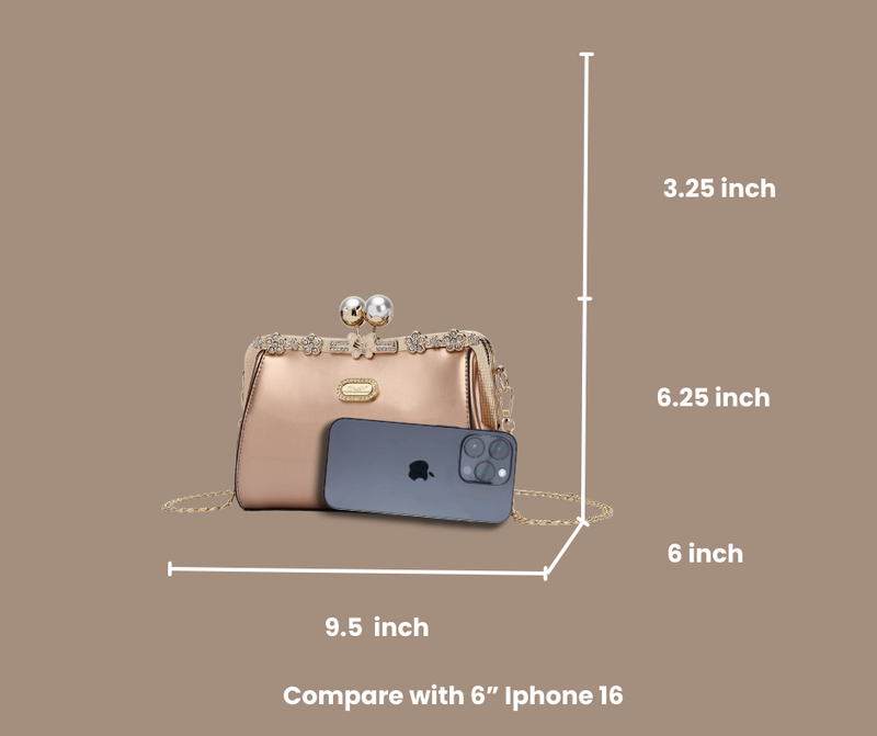 Brangio Golden Elegance Clutch