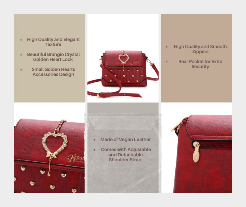Heart Beat Cross-body Fashion Satchel [KNS2062]