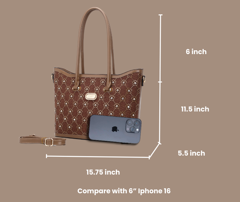 Wildflower 3D Work & Travel Tote [KO6669]