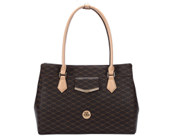 Classic Monogram Shoulder Tote – Timeless Elegance for Everyday