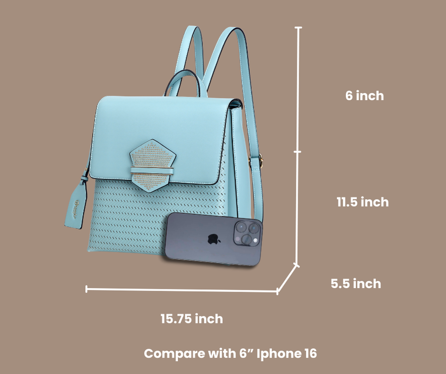 Brangio Italy Elegant Pearl White Backpack – Brangio Italy Handbag Wholesale Company