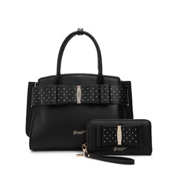 Bow Chic Satchel Set – Timeless Elegance in Perfect Harmony