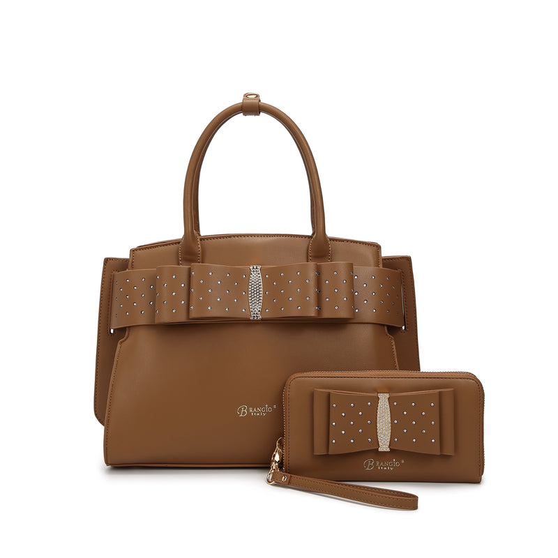 Bow Chic Satchel Set – Timeless Elegance in Perfect Harmony