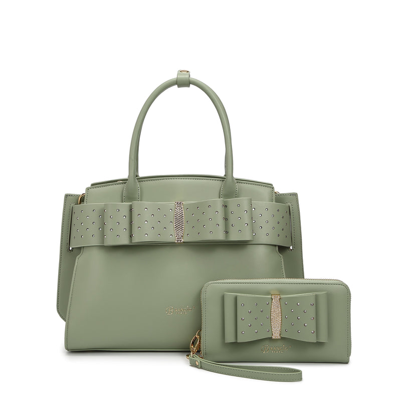 Bow Chic Satchel Set – Timeless Elegance in Perfect Harmony