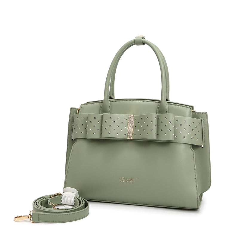 Bow Chic Satchel Set – Timeless Elegance in Perfect Harmony