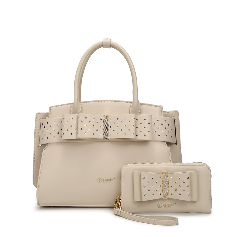 Bow Chic Satchel Set – Timeless Elegance in Perfect Harmony