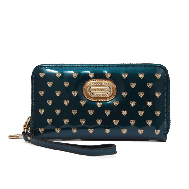Starz Art Retro Vegan Leather Wristlet and Phone holder Wallet [RZW8368]