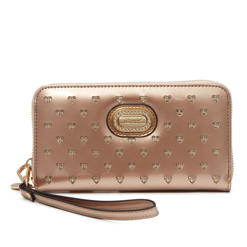 Starz Art Retro Vegan Leather Wristlet and Phone holder Wallet [RZW8368]