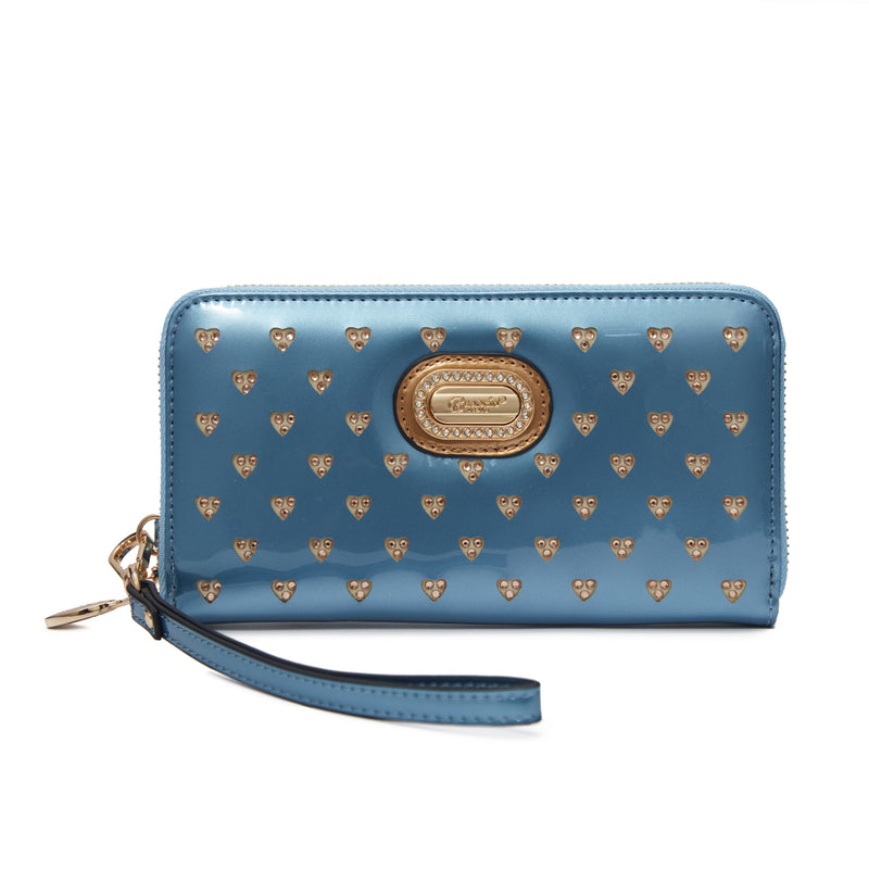 Starz Art Retro Vegan Leather Wristlet and Phone holder Wallet [RZW8368]