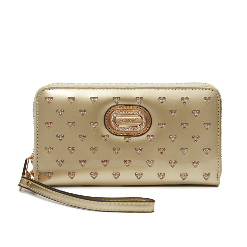 Starz Art Retro Vegan Leather Wristlet and Phone holder Wallet [RZW8368]