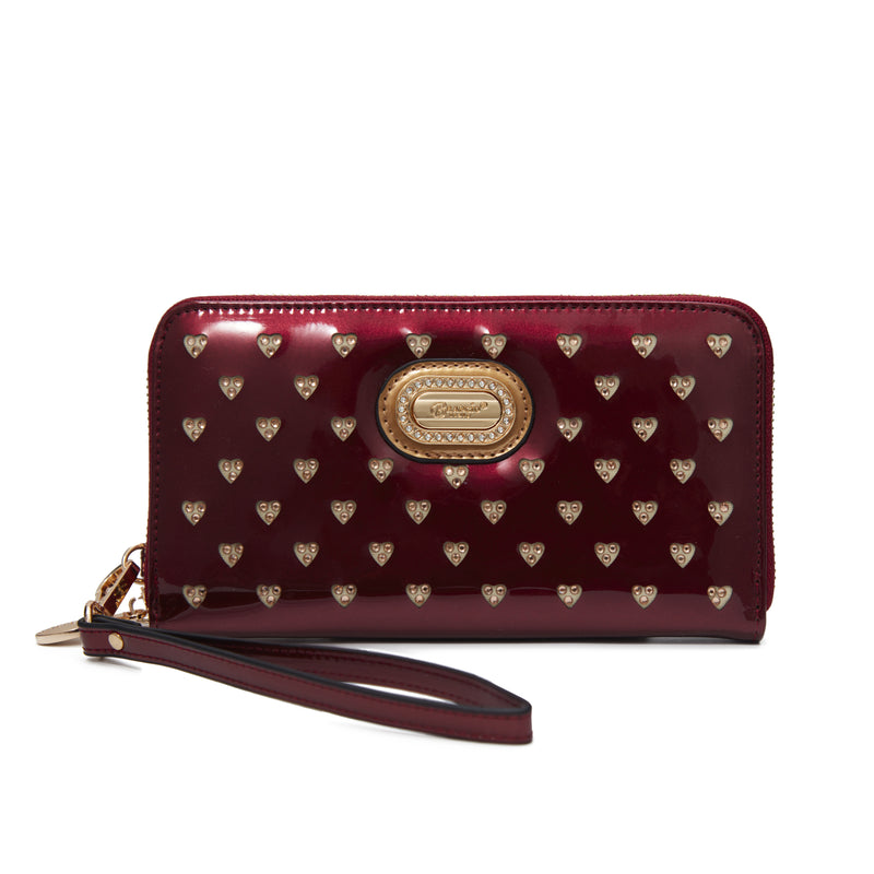 Starz Art Retro Vegan Leather Wristlet and Phone holder Wallet [RZW8368]