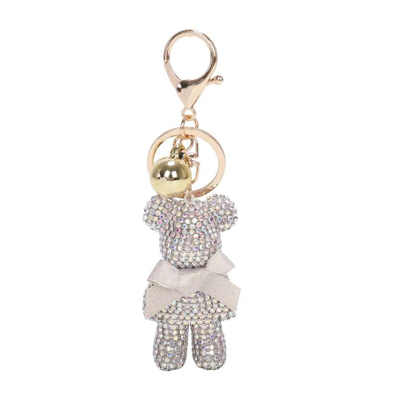 Twinkle Teddy Purse Charm & Keychain [Sold in 12pcs Assorted Colorss]