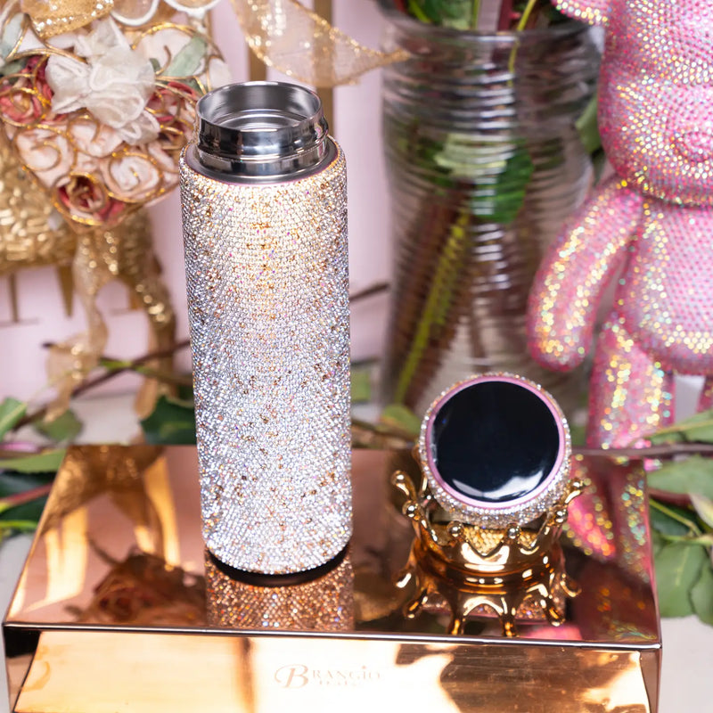 Brangio Luxury Bling Rhinestone Thermos Bottle