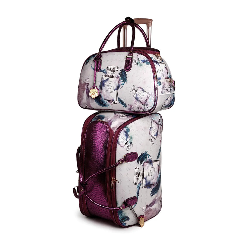 Fragrance Travel Rolling Duffel Bag [BDD6988]