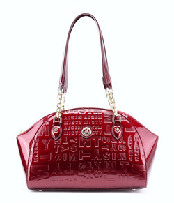 Misty Metallic Shine Leather Bag - Made in Italy [MVT5899]