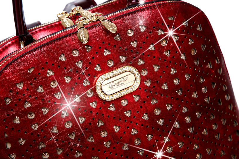 Sparkle of Hearts Backpack Bag for Women - Brangio Italy Collections