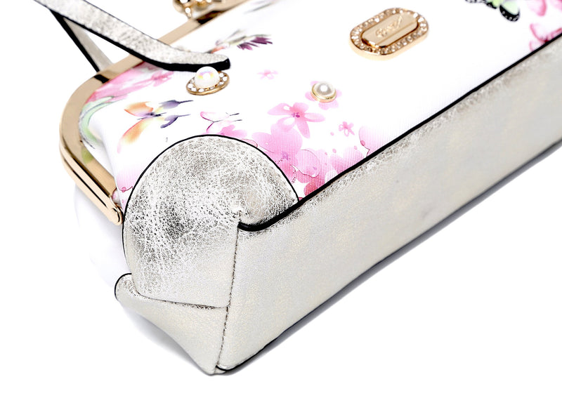 Hummingbird Mini Clutch Scratch & Stain Resistant Evening Bag - Brangio Italy Collections