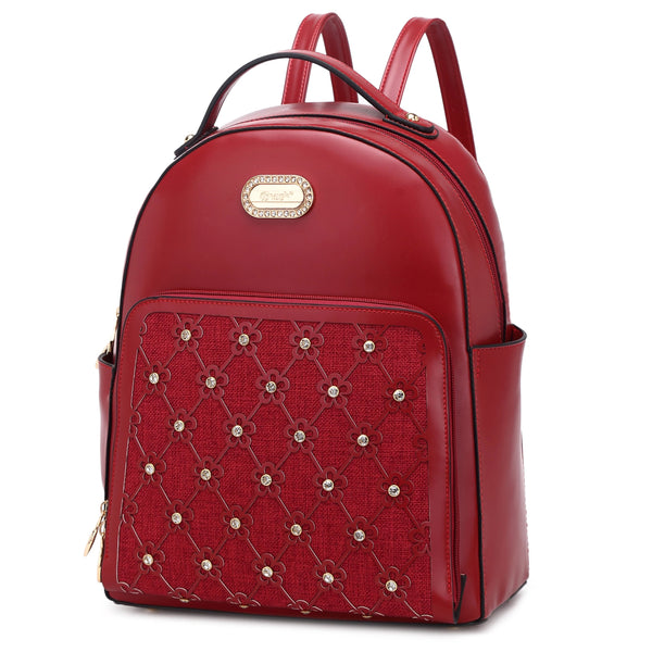 Wildflower Blossom Handmade Classy Work & Travel Backpack - Brangio Italy Collections