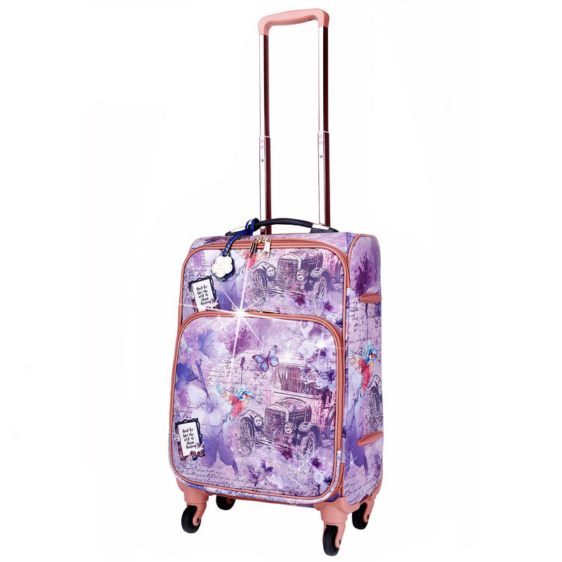 Vintage Darling Classic Travel Luggage for Women With Spinners - Brangio Italy Collections