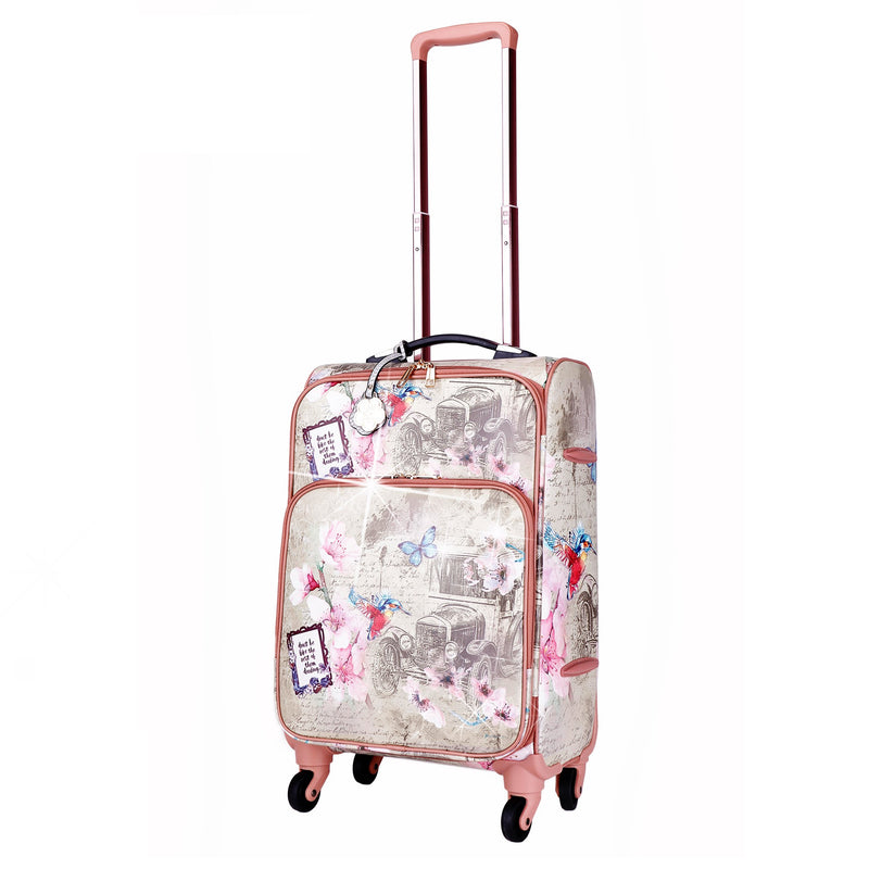 Vintage Darling Classic Travel Luggage for Women With Spinners - Brangio Italy Collections
