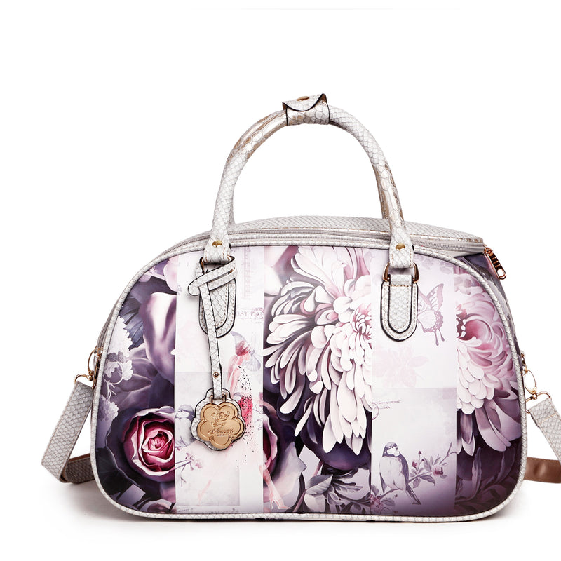 Blossomz Duffle Bag + Overnight Bag for Women - Brangio Italy Collections