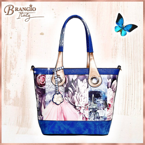 Blossomz Tote Designer Luxury Tote Bag for Women - Brangio Italy Collections