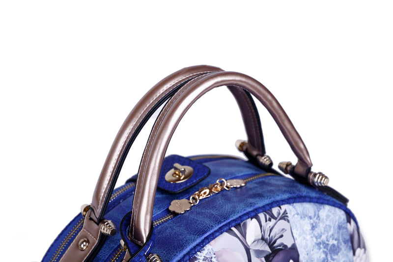 Blossomz Dome Designer Vegan Luxury Leather Bag for Women - Brangio Italy Collections