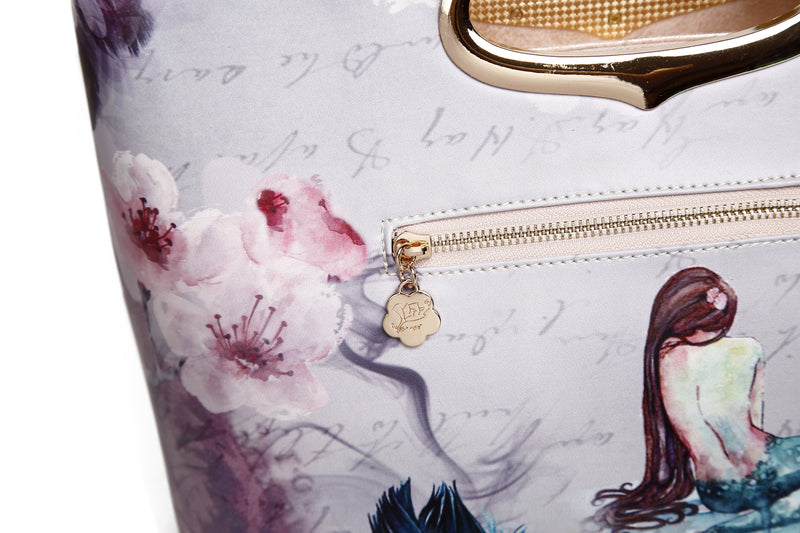 Princess Mera Designer Multi Pocket Handbags with Replacement Straps - Brangio Italy Collections