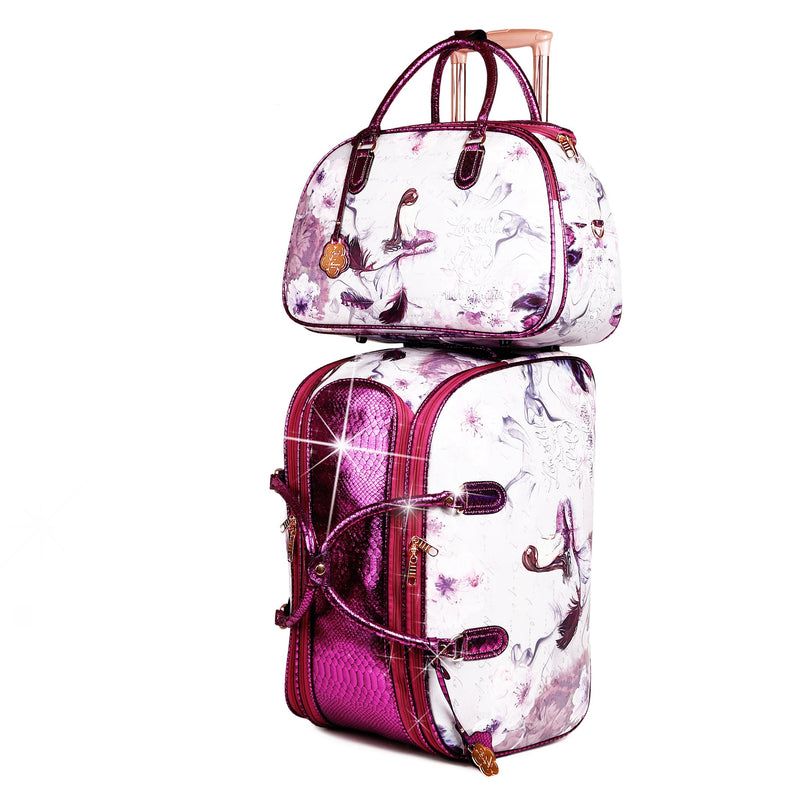 Princess Mera Large Duffel Set Travel Bag for Women - Brangio Italy Collections