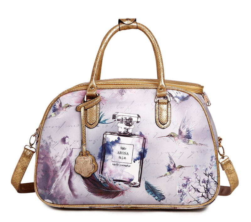 Arosa Fragrance Travel Bag Duffel Set with Clutch and Shoulder Bag - Brangio Italy Collections