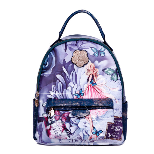 Dreamerz Crystal Laced Scratch & Stain Resistant Womens Backpack - Brangio Italy Collections