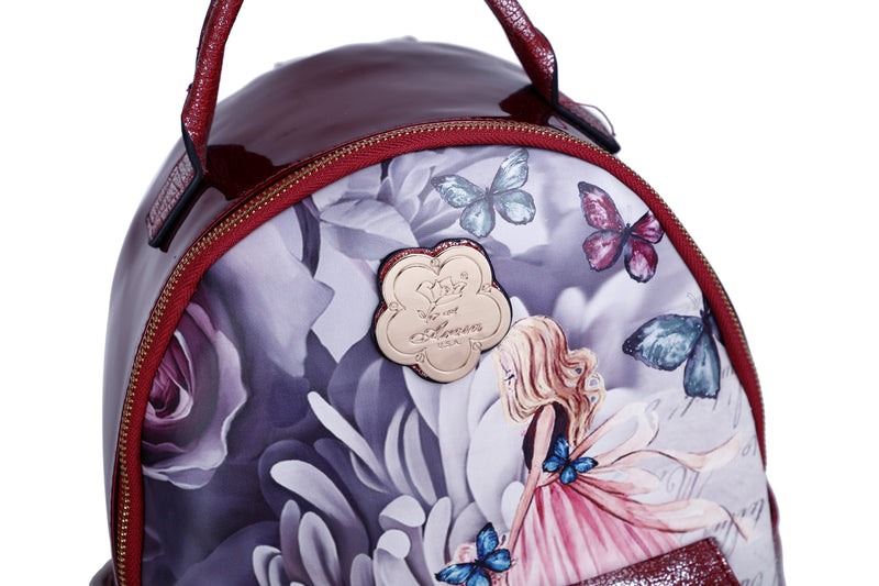 Dreamerz Crystal Laced Scratch & Stain Resistant Womens Backpack - Brangio Italy Collections