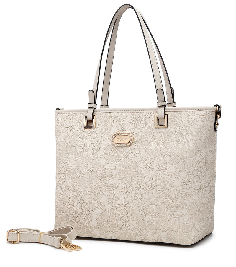 Blossoming Love Floral Tote Bag [JE7769]
