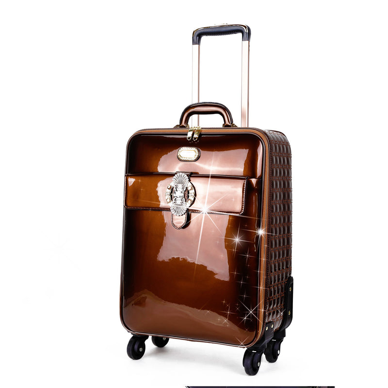 Queen's Crown Suitcase Getaway Travel Luggage Spinner Wheels - Brangio Italy Collections