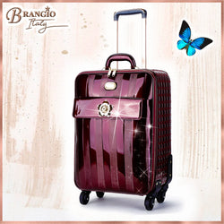 Floral Accent Light Weight Spinner Luggage for the American Tourister - Brangio Italy Collections