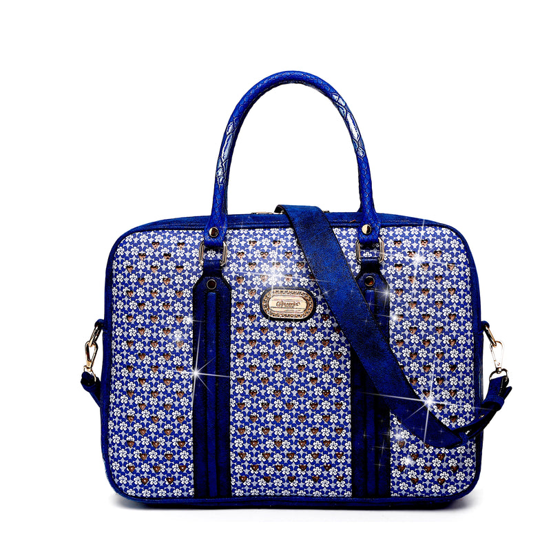 Galaxy Crystal Designer Laptop Bag for Women Office Work Bag - Brangio Italy Collections