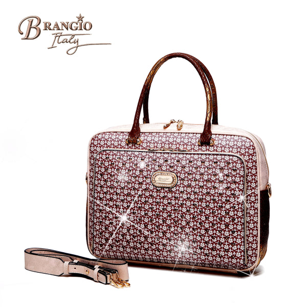 Galaxy Stars Crystal Stud Laptop Office Bag [KMO6608]