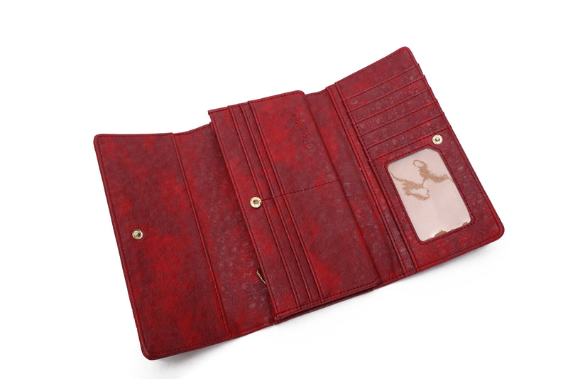 Heart Beat Handmade Women's Tri-Fold Wallet - Brangio Italy Collections