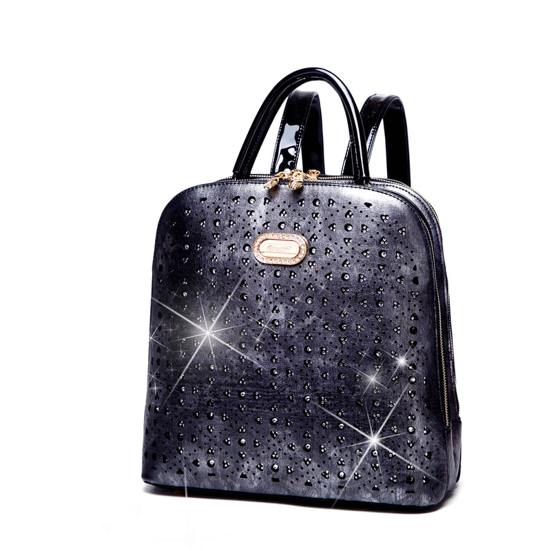 Sparkle of Hearts Backpack Bag for Women - Brangio Italy Collections