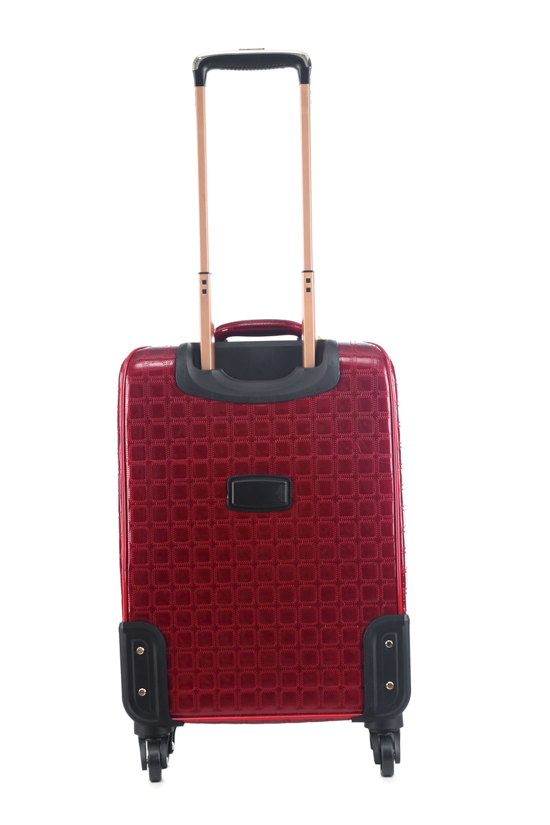 S'Envoler Classy Light Weight Vegan Leather Spinner Luggage [KRL8899]