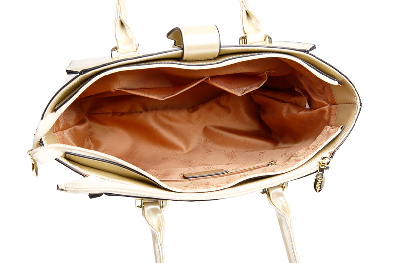 Rosy Lox Vegan Leather Purse and Handbag [KY8159]
