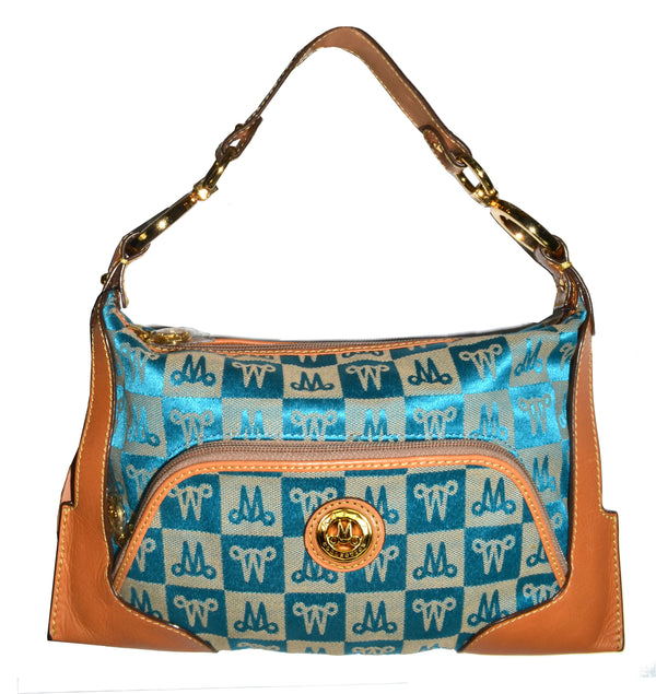 Misty Genuine Cowhide Leather Trim And Shoulder Purse [MNP1002]